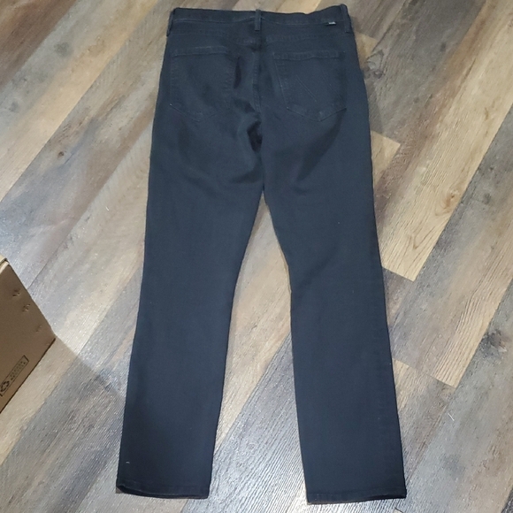 MOTHER Women's Black Midrise Dazzler Ankle Jeans - Picture 10 of 10